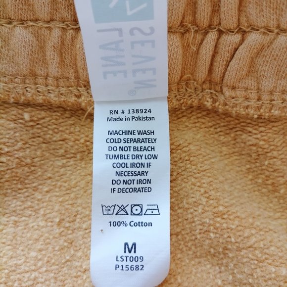 Lane Seven Womens Peanut Brown Drawstring Fleece Joggers Pants Size Medium - Picture 6 of 6